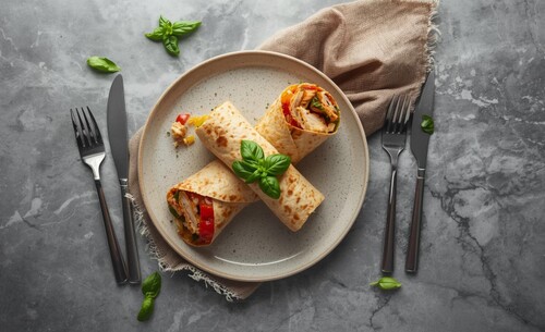 Kuřecí wrap se zeleninou