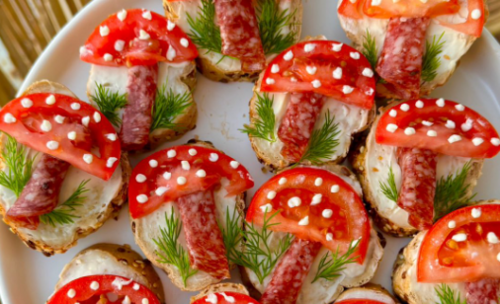 Smetanové jednohubky