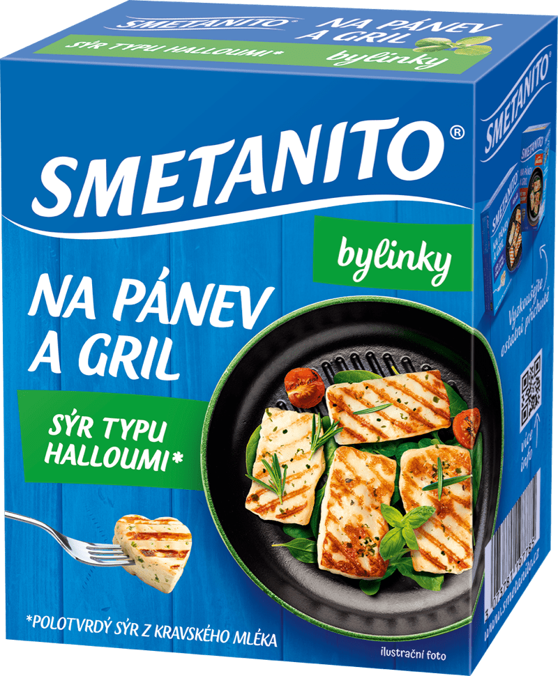 Smetanito sýr na pánev a gril Bylinky 200g Image